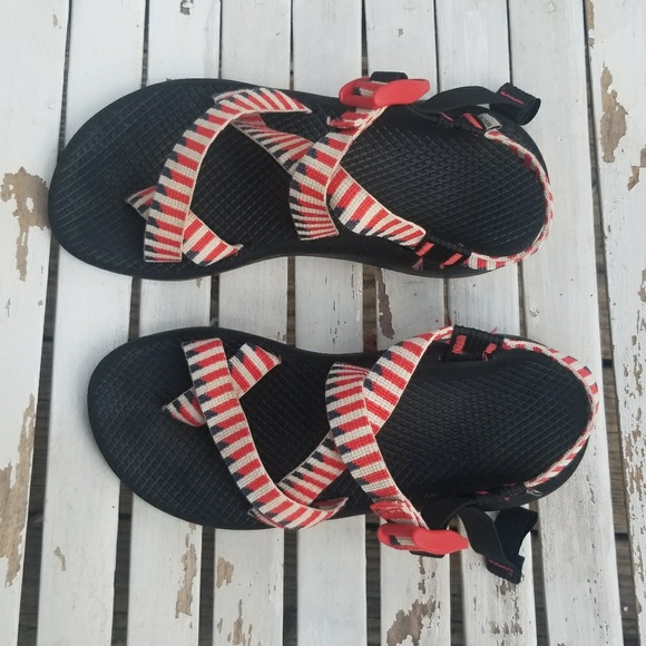 Chaco Shoes - Chaco Z/Cloud 2 Sandals women's 7 red blue white
